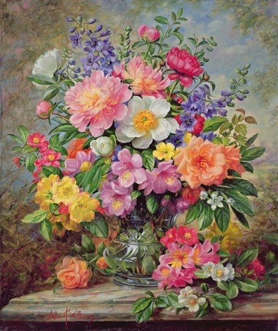 June Flowers in Radiance by Albert Williams